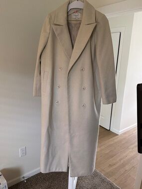 Chevron Trench Coat